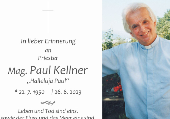 Ableben Priester Mag. Paul Kellner